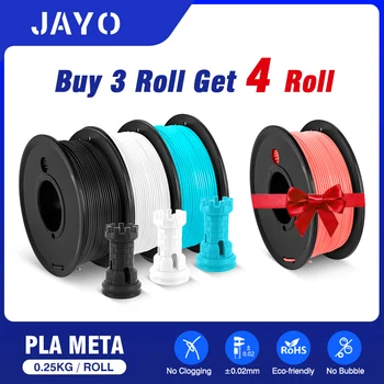 JAYO PLA Meta/Нить Накаливания PLA 3D Принтер Мини 0,25 кг Катушка 3 рулона 1,75 мм Высокая прочность и хорошая ликвидность Материал для 3D печати