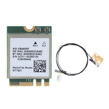 K92F MT7921 Беспроводная карта WiFi адаптер Bluetooth-совместимость5.2 1200 М 2,4 / 5 ГГц