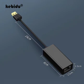 kebidu Realtek 8153 Проводной USB 3,0 к Gigabit Ethernet RJ45 LAN (10/100/1000) Мбит/с Сетевой адаптер Ethernet Сетевая карта для ПК