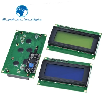 LCD2004 + I2C 2004 20x4 2004A Синий/зеленый экран HD44780 Символьный ЖК-дисплей/с модулем адаптера последовательного интерфейса IIC/I2C Для Arduino
