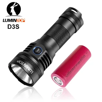 Lumintop D3S TYPE-C Перезаряжаемый Фонарик SFN60 LED 6000 Люмен Powerbank Факел от батареи 26650 для Пешего Туризма Camping Patrol