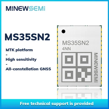 MinewSemi MS35SN2(16*12.2*2.4 мм) ГНСС модуль высокой чувствительности исходных данных, вывода группы в(L1+L5) и УРП по GPS ГЛОНАСС Галилео QZSS в IRNSS