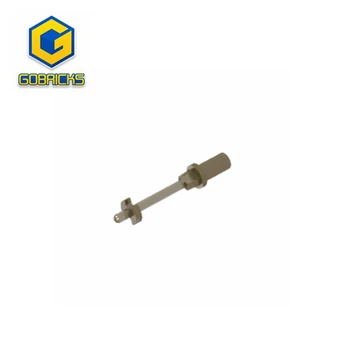 MOC PARTS GDS-2136 Bar 3L, с ручкой, стопорным кольцом и боковыми упорами (лыжная палка Minifig), совместимая с lego 18745 Technical