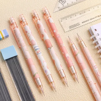MOHAMM, 1 шт., разные цвета, Прекрасный Розовый узор, механический карандаш для письма, канцелярские принадлежности для студентов, Креативный подарок, школьные принадлежности