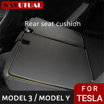 NAVUTUAL для 2020 - 2021 Tesla MODEL3 Накладки для задних сидений, подушки для спинки Model Y, Модифицированные аксессуары для интерьера