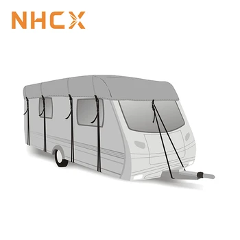 NHCX Защита от атмосферных воздействий 32' Чехол для кемпера на колесах морского класса, размер по индивидуальному заказу