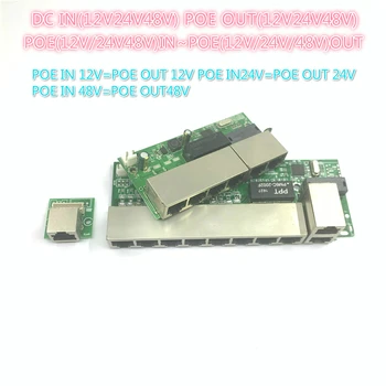 POE12V-24V-48V POE12V/24V/48V POE OUT12V/24V/48V poe коммутатор POE 100 Мбит/с POE poort; 100 Мбит/с UP Link poort; сетевой видеорегистратор с питанием от poe