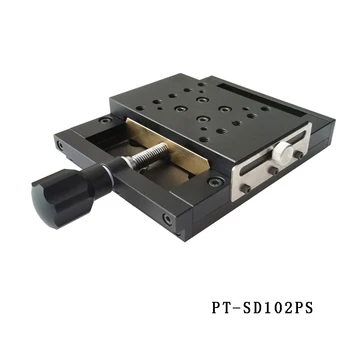 PT-SD102P/102PS X Axis Ручная Линейная платформа 50 мм для перевода Ручной платформы, Оптический Раздвижной стол