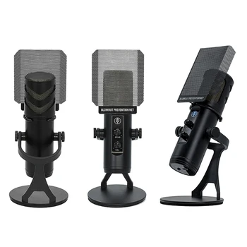 RGB микрофон для геймеров и стримеров, высококачественный USB-микрофон со световыми эффектами, аксессуары для игровых микрофонов USB