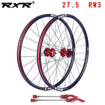 RXR колесная пара для горного велосипеда 27,5 дюймов RW3 MTB Дисковый тормоз из алюминиевого сплава 5 Подшипников 7-11 скоростей Через ось/QR Велосипедное колесо