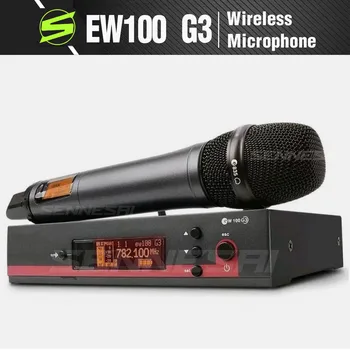 SENNESAI EW100 G3 True Diversity UHF Беспроводной микрофон, профессиональный металлический Ручной Сценический спектакль, шоу, вечеринка ew100 g3