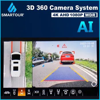 Smartour AI Камера объемного обзора 360 Градусов AHD 1080P Сзади/Спереди/Слева/Справа 360 Панорамный Вид для Автомобиля многие модели Автомобилей