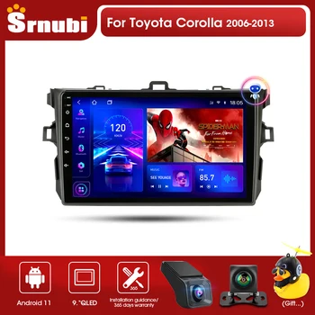 Srnubi Android 11,0 Автомобильный Радиоприемник Для Toyota Corolla E140 E150 2006-2013 Мультимедийный Видеоплеер 2Din 4G WIFI Carplay GPS Головное устройство
