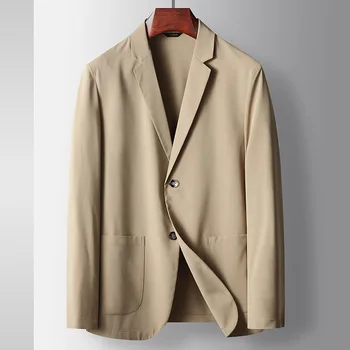 SS5296-2023 Мужская деловая повседневная куртка в цветочек в полоску и трикотажная эластичная маленькая форма wi-fi