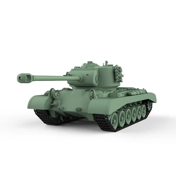 SSMODEL 72519 V1.7/87519 V1.7 1/72 Комплект моделей из смолы с 3D-принтом US T26E5-FL M26 Тяжелый танк 