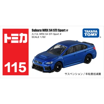 Takara Tomy Tomica 115 SUBARU WRX S4 STI спортивная модель, спортивный гоночный автомобиль, игрушка в подарок для мальчиков и девочек, детский