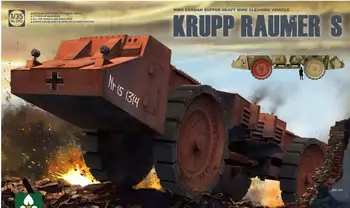 Takom 2053 1/35 Масштаб Krupp Rauner S Второй мировой войны Немецкий Комплект моделей сверхтяжелых машин для разминирования
