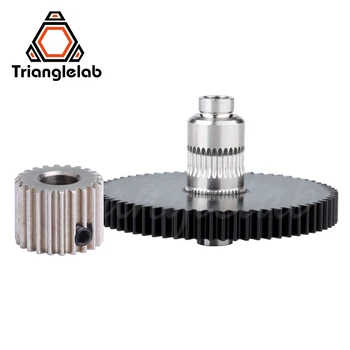 Trianglelab из нержавеющей стали с прецизионным фрезерованием hobb Tatan Gear & motor gear 1 комплект ПЕРЕДАЧ для 3D-принтера reprap Tatan Extruder