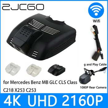 ZJCGO Dash Cam 4K UHD 2160P Автомобильный Видеорегистратор DVR Ночного Видения для Mercedes Benz MB GLC CLS Class C218 X253 C253