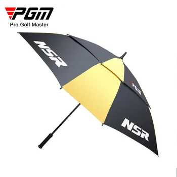 Автоматический зонт PGM Golf, двухъярусный зонт от солнца, Большой зонт, держатель из стекловолокна, принадлежности для гольфа