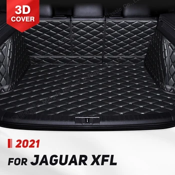 Автоматический Коврик для багажника с полным покрытием Для Jaguar XFL 2021, Защита от грязи, Автомобильный коврик для багажника, Аксессуары для защиты салона Грузового лайнера