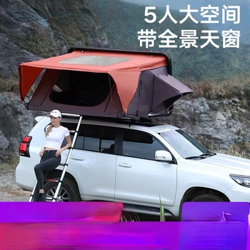 Автомобильная палатка Для самостоятельного передвижения по пересеченной местности, Лимузин, внедорожник, Двойная жесткая оболочка, импортная автоматическая палатка на крыше