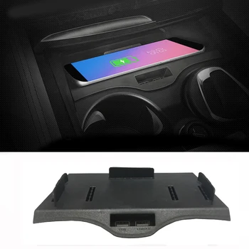 Автомобильное беспроводное зарядное устройство qi с поддержкой мобильного телефона для BMW 5 серии F10 G30 GT G38 G32 2018 2019 для iPhone