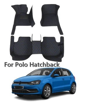 Автомобильные коврики для Polo 2017 2016 2015 2014 2013 2012 2011 2010 авто интерьер ковер стайлинг чехол аксессуары для Volkswagen vw