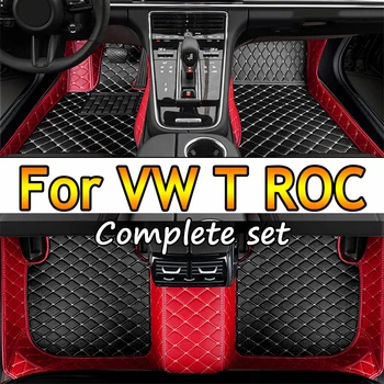 Автомобильные коврики Для VW T ROC 2020 ~ 2022 Центр дропшиппинга АВТО Аксессуары для интерьера Кожаные Ковры Коврики Для ног