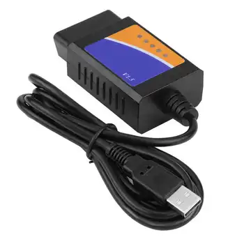 Автомобильный USB-разъем V1.5 OBD2 Диагностический кабельный интерфейс Сканер для автомобильного диагностического интерфейса Benz Citroen