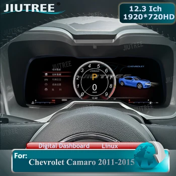 Автомобильный ЖК-цифровой дисплей для Chevrolet Camaro 2011-2015 Кластерный виртуальный измеритель скорости в кабине Головного устройства Аксессуары Дисплей приборной панели