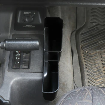 Автомобильный центральный Лоток для передач, Коробка для хранения, Органайзер для автоматической Коробки Передач, Кронштейн для мобильного телефона для Jeep Wrangler TJ 1997-2006