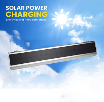 Алюминиевый рекламный щит с солнечными лампами с датчиком движения, 4 режима работы, светодиодная вывеска, Освещение на солнечной батарее