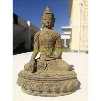 Античный Сидящий Будда Шакьямуни, Старая Земля, Терракотовые Воины, Медно-бронзовая статуя