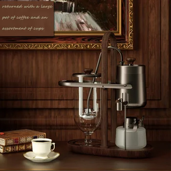 Бельгийский Королевский Кофейник, Балансирующий Сифон, Кофеварка Для Приготовления Чая, Элегантный ретро-Стиль, 450 мл