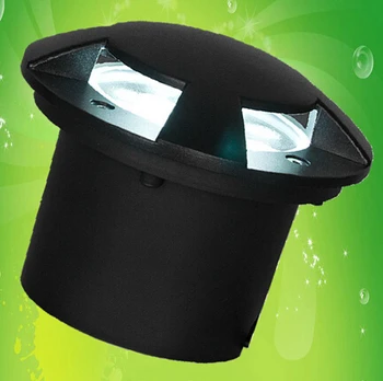 Бесплатная доставка 6x1 Вт Открытый светодиодный подземный светильник водонепроницаемый IP68 светодиодный наземный светильник D120xH90mm AC85-265V 12 шт./лот