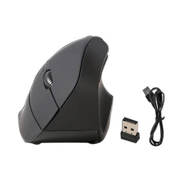 Беспроводная Вертикальная мышь, Эргономичная офисная компьютерная мышь, Полезная для Здоровья Игровая USB-оптическая мышь для настольного ноутбука, Правая рука