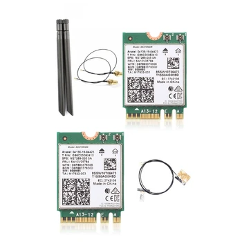 Беспроводная карта AX210NGW WIFI6E 5374 Мбит/с с Гигабитным адаптером 2,4 G/5G/6G Трехдиапазонная Bluetooth-совместимость5.0 для NGFF-M2 P9JB