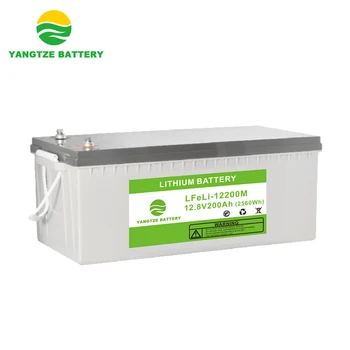 Бренд Yangtze 5 лет гарантии перезаряжаемая литиевая батарея 12v 200ah