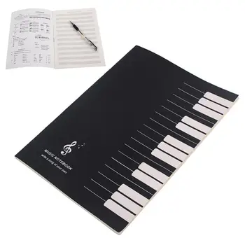 Бумажный Блокнот 32 Страницы Музыкальные Ноты Нотный Стан Запись Рисунка Музыкальный Инструмент