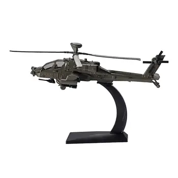 Бытовая модель Обучающие поделки Дисплей из сплава Модель вертолета для украшения рабочего стола