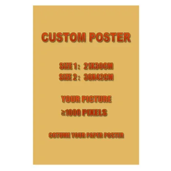 Винтажный плакат из крафт-бумаги на заказ, создайте свой собственный эстетический плакат и принты, роспись стен кухни, Бар, художественный декор стен