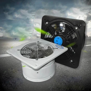 Высокоскоростной вентилятор Кухонная труба вытяжной вентилятор Промышленный нагнетатель Воздуха эжекторный вентилятор ТУАЛЕТ ванная комната Диаметр 200 мм удалить TVOC HCHO PM2.5