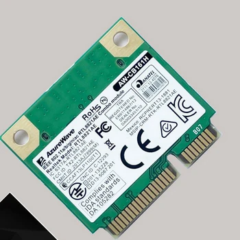 Двухдиапазонный Realtek RTL8821 AW-CB161H Wifi Wlan Карта Bluetooth 4.0 Комбинированный Беспроводной Адаптер Half Mini PCI-E 433 Мбит/с 802.11Ac