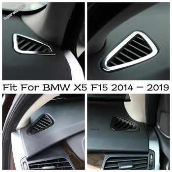 Декоративная крышка для розетки кондиционера приборной панели Автомобиля, 2 шт., аксессуары для ремонта интерьера, подходят для BMW X5 F15 2014-2019