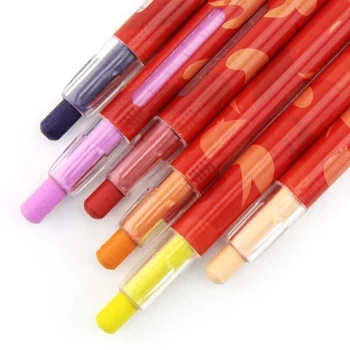 Дети-студенты могут вращать палочки для рисования маслом, карандаш 12 цветов, бесплатная доставка