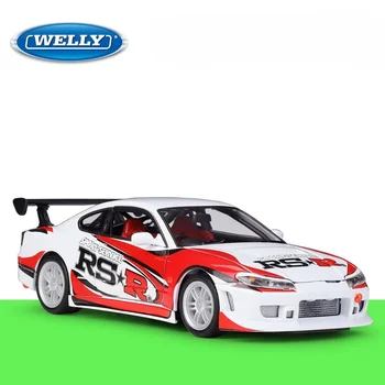 Детская Игрушка из коллекции для взрослых Welly1: 24 Супер Гоночный симулятор Автомобиля из сплава Готовая модель Украшения В подарок