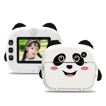 Детская камера с милой мультяшной пандой, цифровая камера для мгновенной печати с приложением-WIFI, камера для печатной формы, Горячая распродажа