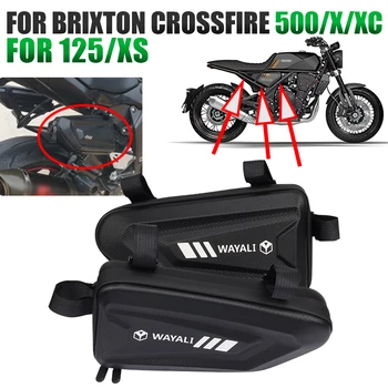 Для Brixton Crossfire 500 X XC 500X 125XS 125 XS Аксессуары для Мотоциклов Боковая Сумка Обтекатель Сумки Для хранения Инструментов Треугольные Бамперные Сумки