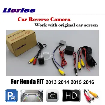 Для Honda FIT 2013 2014 2015 2016 Дисплей камеры парковки заднего вида автомобиля/HD CCD Резервная камера заднего вида